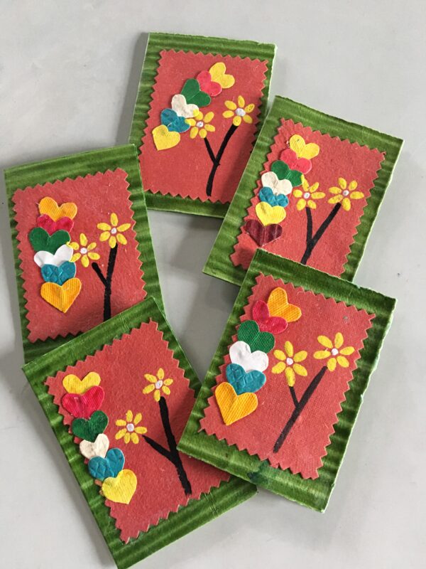 Hearts and Yellow Flowers