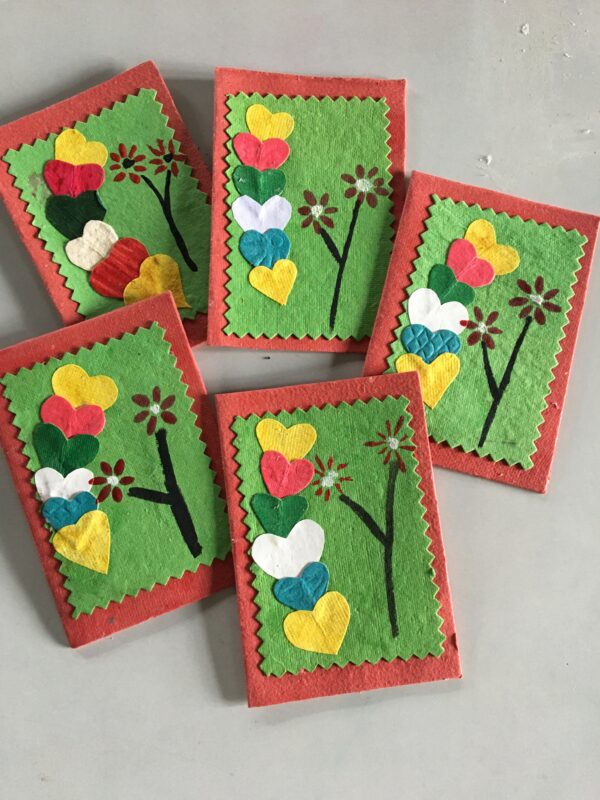 Hearts and Red Flowers
