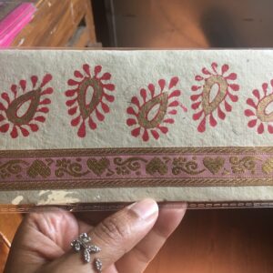Block Print Pink Ribbon