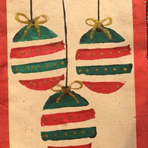 Potato Print Bauble