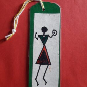Laminated bookmark-Tribal musician