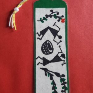 Laminated bookmark -Tribal dancers
