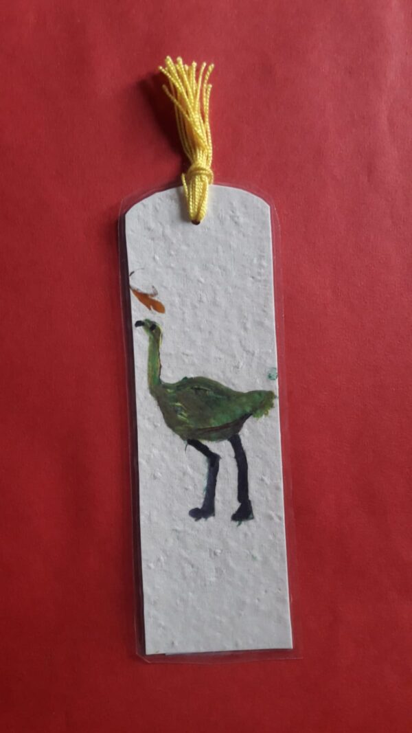 Laminated Bookmark - Emu