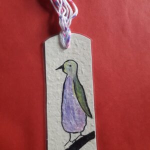 Laminated Bookmark- standing bird